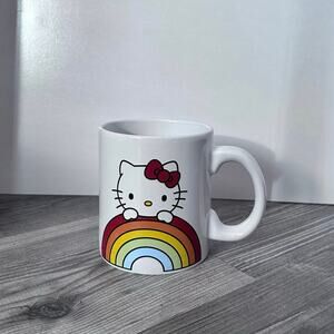 sanrio 2023 hello kitty rainbow coffee mug
